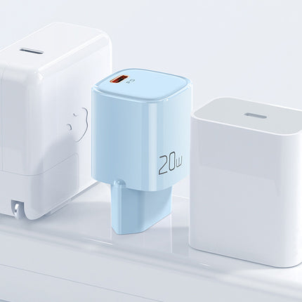 Mcdodo Nano 20W PD Charger with USB-C to Lightning Cable - Blue CH-4042