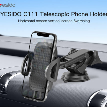 Yesido C111 Stretchable Multi-Angle Adjustable Car Suction Holder