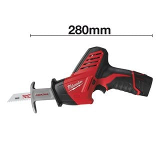 Milwaukee C12 HZ M12 Sub Compact Hackzall Reciprocating Saw