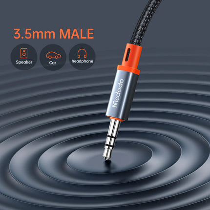 Mcdodo Lightning to 3.5mm AUX Jack Coil Cable Castle Series 1.8m CA-0890