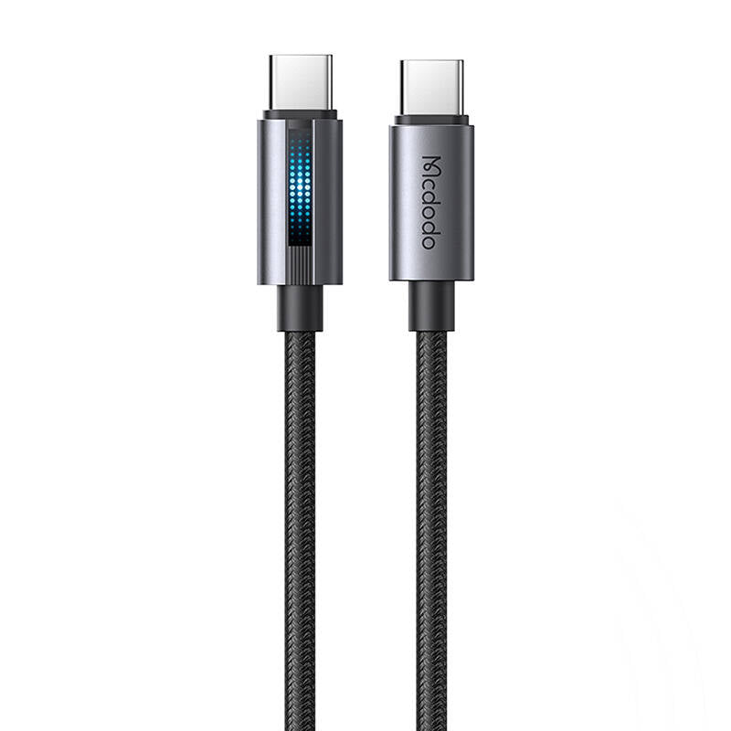 كابل شحن وبيانات USB-C إلى USB-C بقوة 100 واط بطول 1.2 متر من Mcdodo Breathing Light CA-5740 كابل شحن وبيانات USB-C إلى USB-C بقوة 100 واط بطول 1.2 متر من Mcdodo Breathing Light CA-5740