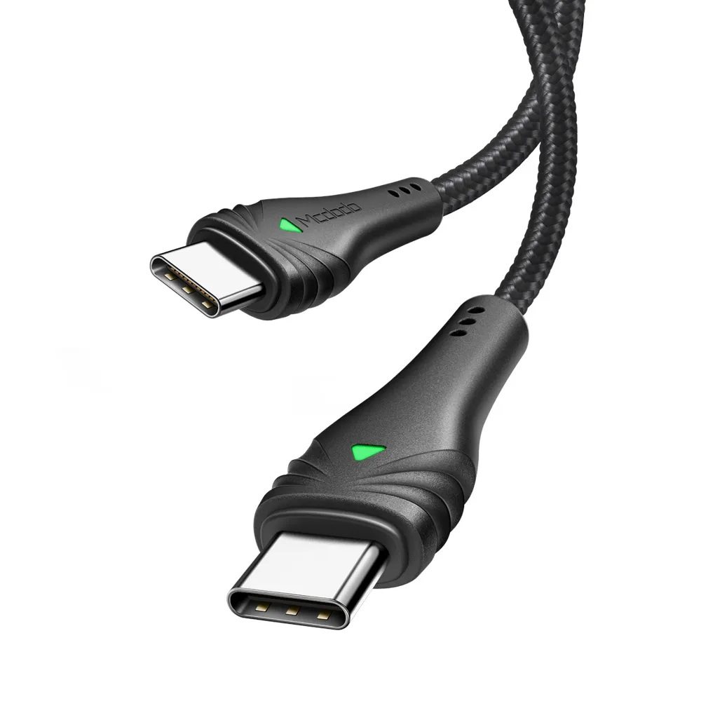 كابل شحن سريع Mcdodo 2M USB-C إلى USB-C 60W PD QC4.0 CA-6661 كابل شحن سريع Mcdodo 2M USB-C إلى USB-C 60W PD QC4.0 CA-6661