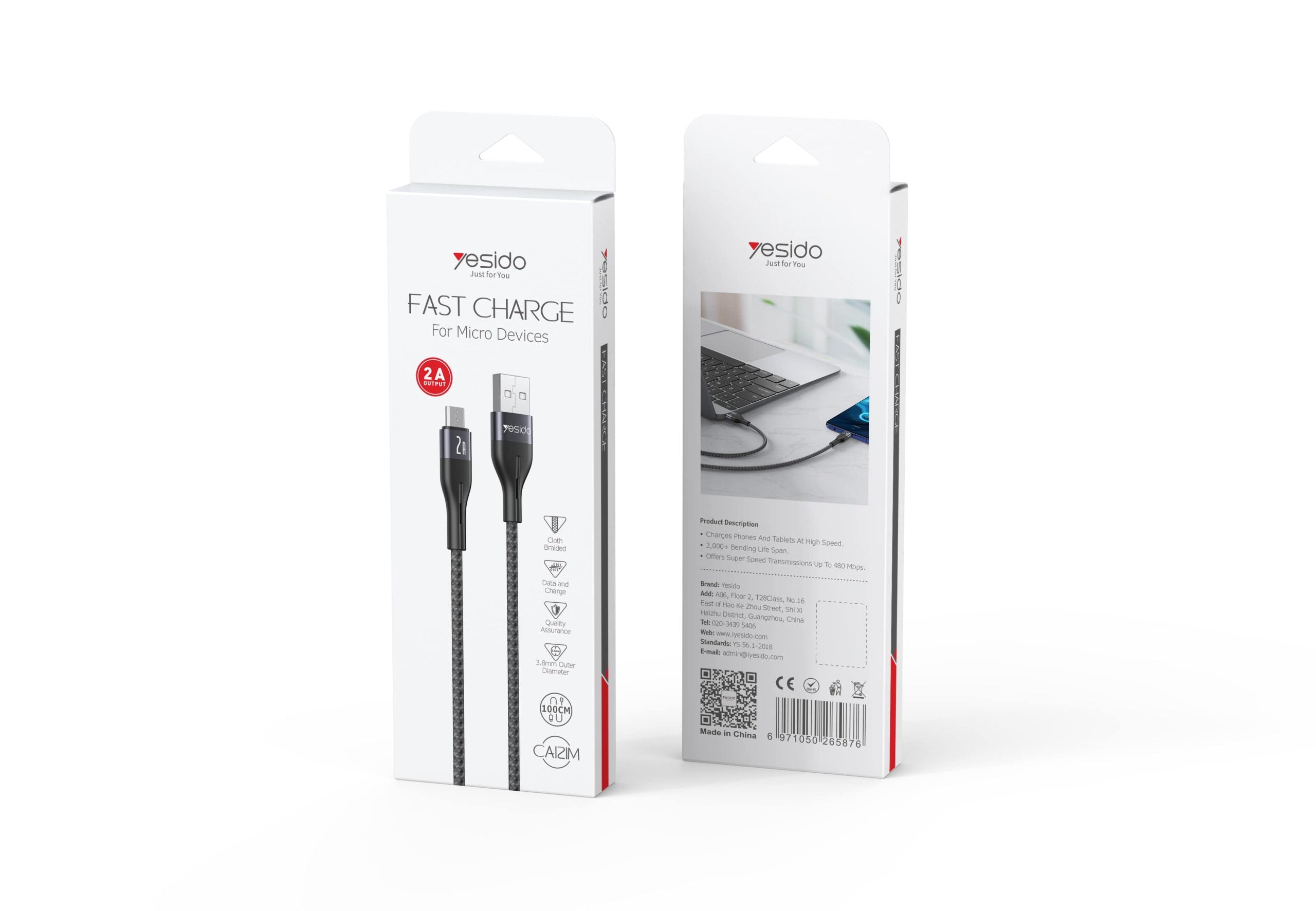Yesido CA121-TC USB Data Cable Yesido CA121-TC USB Data Cable