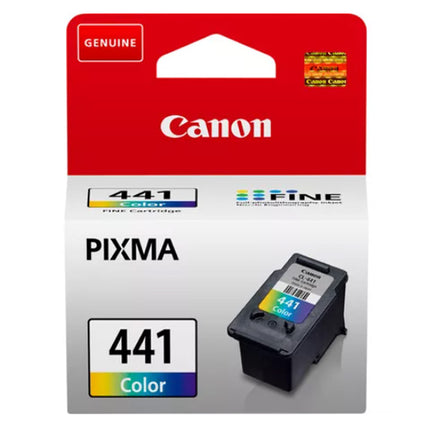 Canon CL-441 Genuine Tri-Color Ink Cartridge - Cyan, Magenta & Yellow - FINE Technology - Compatible with PIXMA MG2140, MG3140, MG4240, MX374, MX514