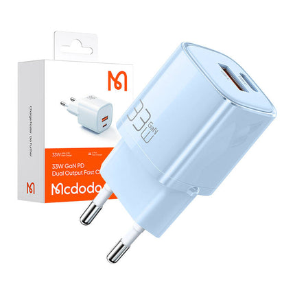 Mcdodo 33W GaN PD Dual Output Fast Charger CH-0154 - Blue
