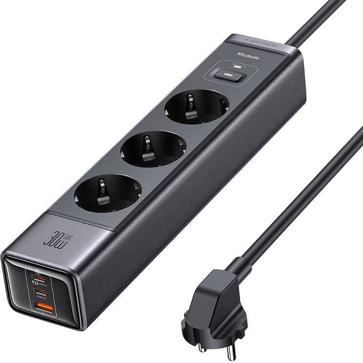 Mcdodo 6-in-1 GaN 30W Fast Charger 2C1A EU Plug CH-0620 Mcdodo 6-in-1 GaN 30W Fast Charger 2C1A EU Plug CH-0620