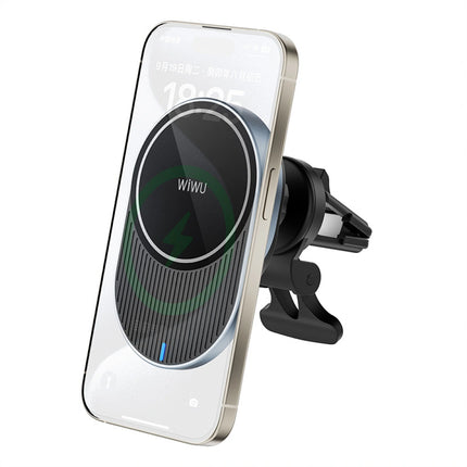 Strong Magnetic Wireless Charging Car Mount with Charging Cable