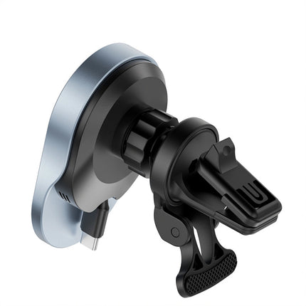 Strong Magnetic Wireless Charging Car Mount with Charging Cable