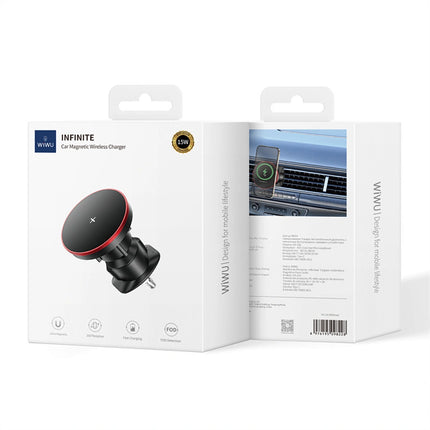 Magnetic Wireless Charging Car Mount Rotation Phone Holder