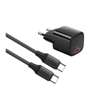 Mcdodo Nano 20W PD Charger with USB-C to USB-C Cable - Black CH-4044