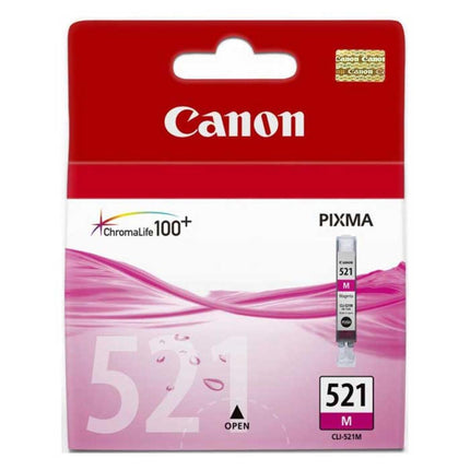Canon CLI-521 Genuine Ink Cartridge - Choose Color: Yellow or Magenta - ChromaLife100+ Technology - Compatible with PIXMA iP3600, iP4600, MP540, MP560, MP620