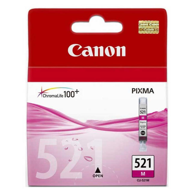 Canon CLI-521 Genuine Ink Cartridge - Choose Color: Yellow or Magenta - ChromaLife100+ Technology - Compatible with PIXMA iP3600, iP4600, MP540, MP560, MP620