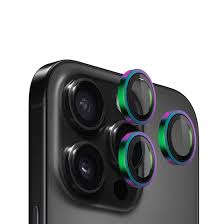 واقي عدسة زجاجي بإطار معدني أصلي من BLUEO NPB27 (3 قطع/عبوة) لهاتف iPhone 15 Pro (6.1 بوصة) - ملون واقي عدسة زجاجي بإطار معدني أصلي من BLUEO NPB27 (3 قطع/عبوة) لهاتف iPhone 15 Pro (6.1 بوصة) - ملون