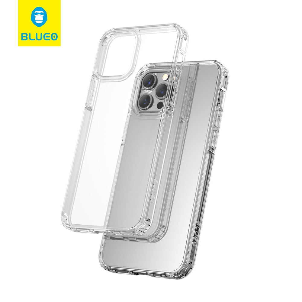 حافظة هاتف مقاوم للسقوط من BLUEO B37 Crystal+ لهاتف iPhone 16 Plus (6.7 بوصة) بدون مغناطيس - شفاف حافظة هاتف مقاوم للسقوط من BLUEO B37 Crystal+ لهاتف iPhone 16 Plus (6.7 بوصة) بدون مغناطيس - شفاف