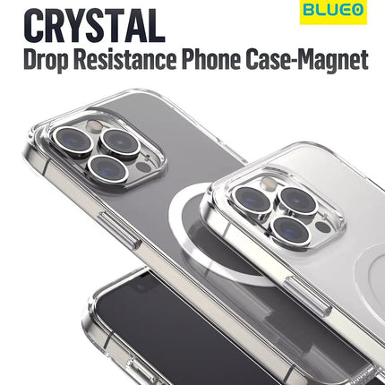 BLUEO B37 Crystal+ Drop Resistance Phone Case for iPhone 16 Pro Max (6.9″) - No Magnetic