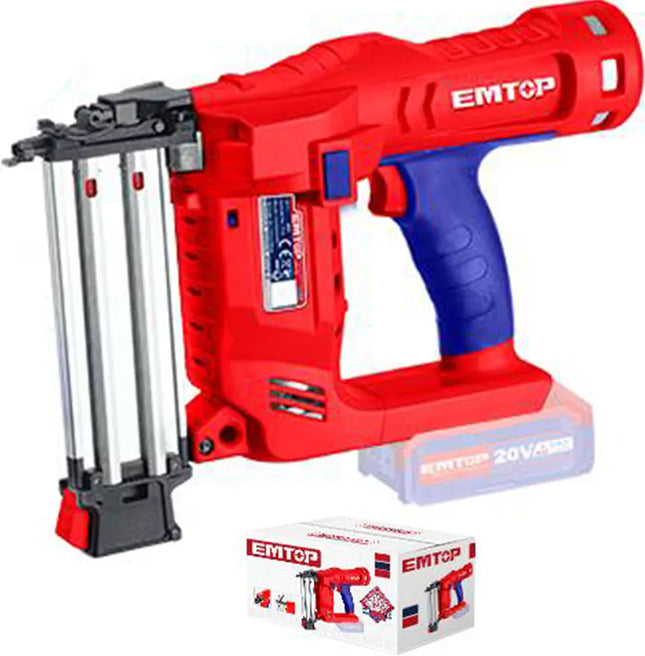 EMTOP ELBNLI2028 – 20V Cordless Brad Nailer (18 Gauge)

