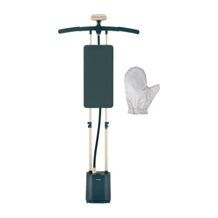 مكواة بخار عمودية باناسونيك 2400 واط، خزان مياه سعة 2.0 لتر مع 3 مستويات لضبط البخار الاحترافي - رمادي/ذهبي (NI-GWG090GTH)