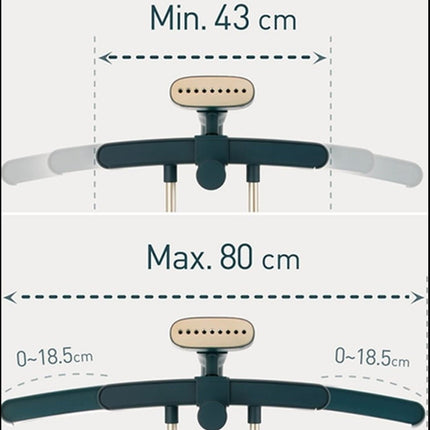 مكواة بخار عمودية باناسونيك 2400 واط، خزان مياه سعة 2.0 لتر مع 3 مستويات لضبط البخار الاحترافي - رمادي/ذهبي (NI-GWG090GTH)