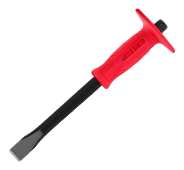 EMTOP ECCL251801  12inch   Flat Cold Chisel with Rubber Grip
