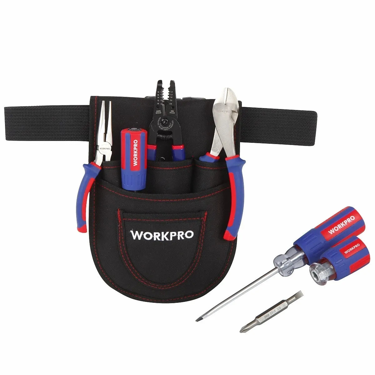مجموعة أدوات 7 قطع مع حقيبة من WORKPRO مجموعة أدوات 7 قطع مع حقيبة من WORKPRO