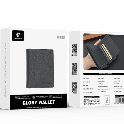 LENYES LHB1401 Card Holder - Black