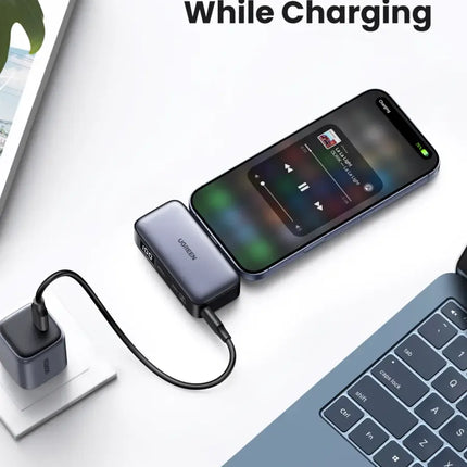 Ugreen 5000mAh Power Bank with Built-in USB-C Cable 20W
