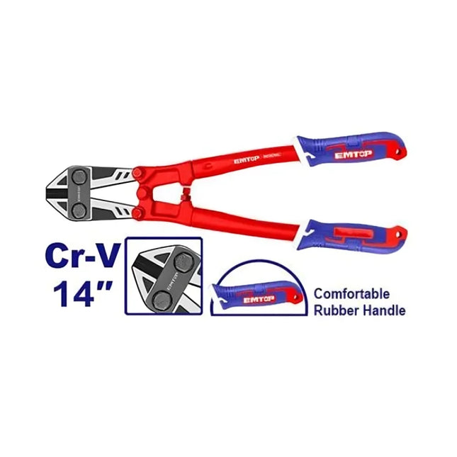 EMTOP EBCR1201 Rebar Cutter 14 Inch – CR-V Steel

