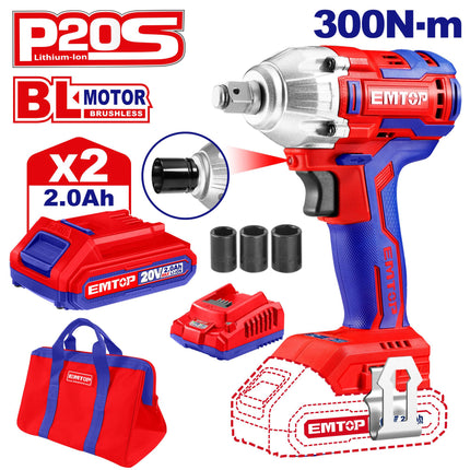 EMTOP ECDLIW20221 Impact Wrench 