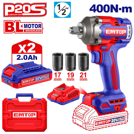 EMTOP ECIWL2040  Impact Wrench