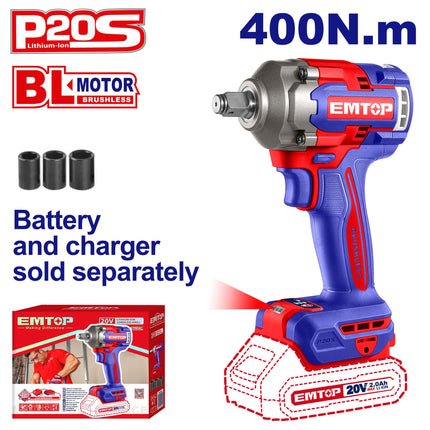 EMTOP ECIWL20401 Impact Wrench