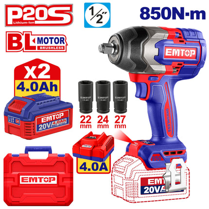 EMTOP ECIWL2085  Impact Wrench