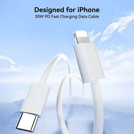كابل البيانات السريع 30 واط من USB-C إلى Lightning جوي روم | S-A45