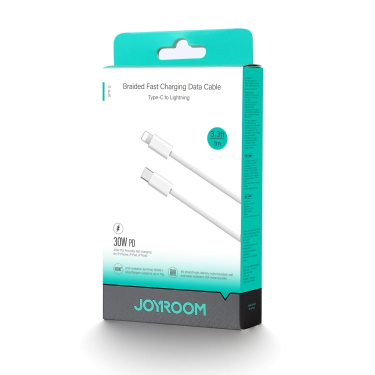 كابل البيانات السريع 30 واط من USB-C إلى Lightning جوي روم | S-A45 كابل البيانات السريع 30 واط من USB-C إلى Lightning جوي روم | S-A45