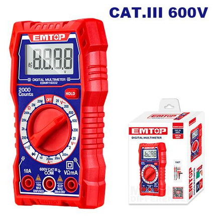 EMTOP EDMR16002 Digital Multimeter Measuring Device
