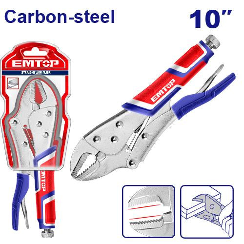 EMTOP ELPRSJ1001  Straight Jaw Locking Pliers