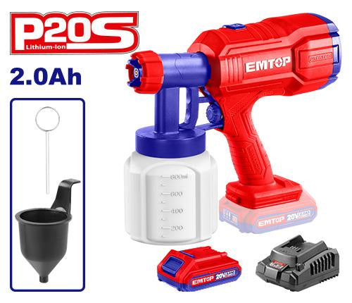 جهاز رش لاسلكي EMTOP ELSG20250 جهاز رش لاسلكي EMTOP ELSG20250