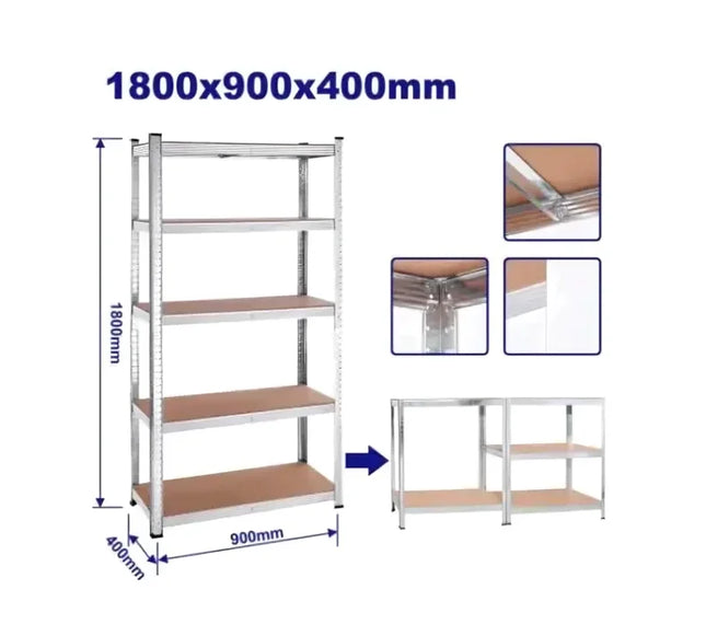 EMTOP EMTS1A94 Large Storage Shelves 1800×900×400 mm