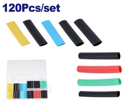 EMTOP EMUR1B01 120 Pcs Heat Shrink Tubing Assortment Kit