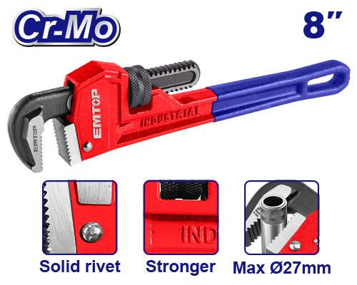 مفتاح مواسير مقاس 8 EMTOP EPWH0801 مفتاح مواسير مقاس 8 EMTOP EPWH0801