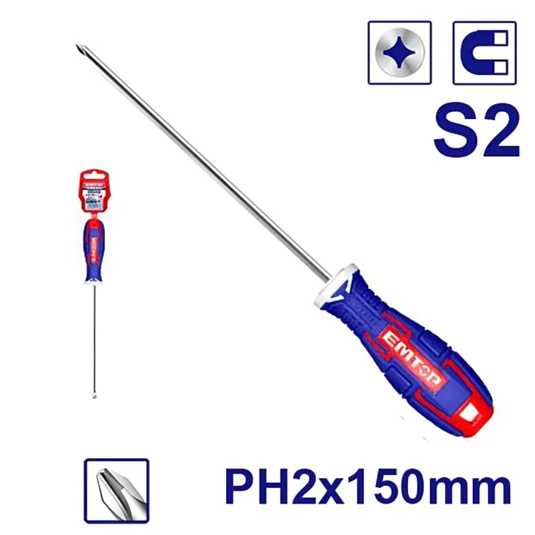 EMTOP ESDRPH2602 Phillips Screwdriver EMTOP ESDRPH2602 Phillips Screwdriver