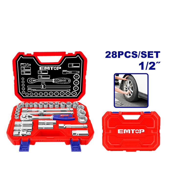 EMTOP ESKT12281 28-Piece 1/2 EMTOP ESKT12281 28-Piece 1/2