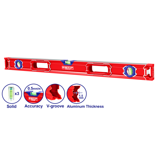 EMTOP ESLL210001 Spirit Level – 100 cm