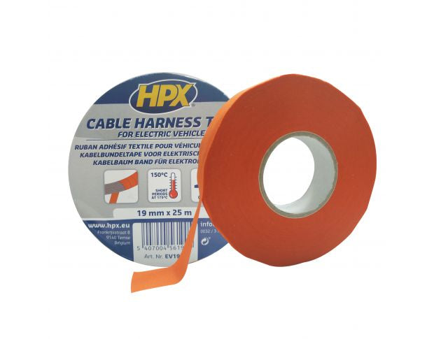 Cable harness tape for electric vehicles 19mm x 25 m