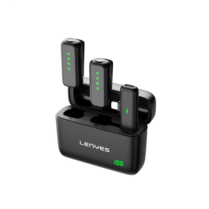 Lenyes LM201 wireless Radio Microphone - Black