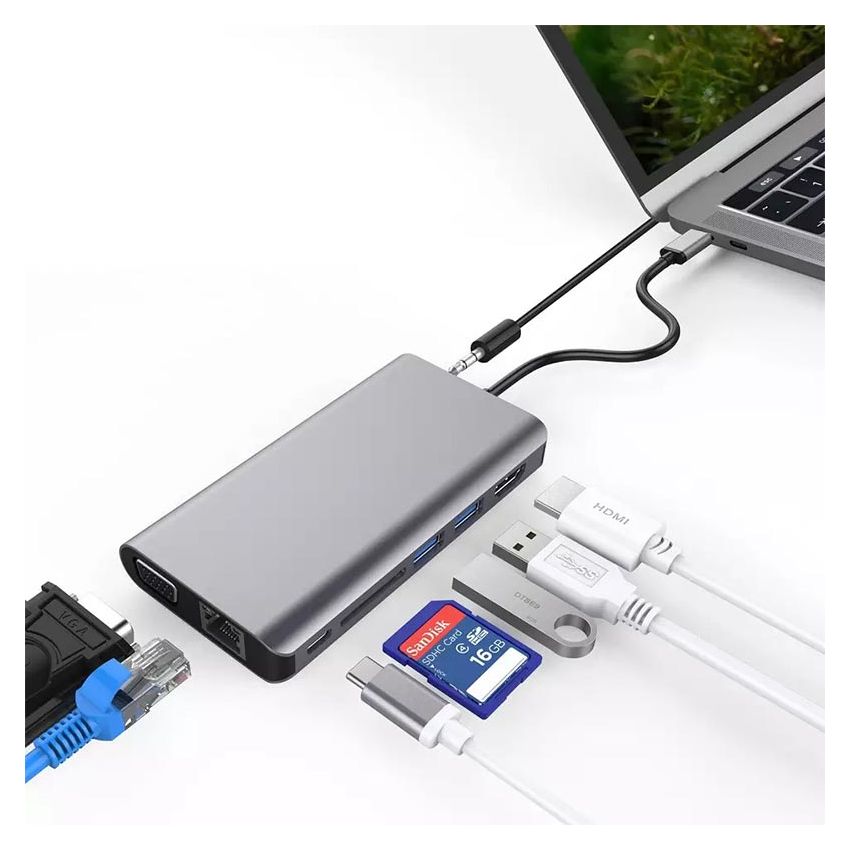 محول USB-C HUB GD-8792 محول USB-C HUB GD-8792