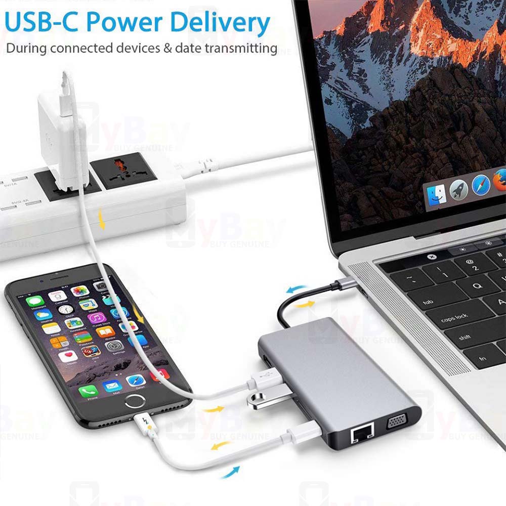 محول USB-C HUB GD-8792 محول USB-C HUB GD-8792