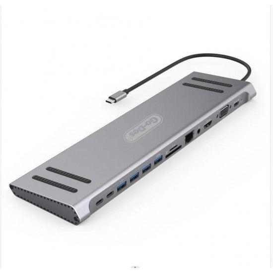 قاعدة توصيل متعددة 14 في 1 منفذ USB-C GD-9120 قاعدة توصيل متعددة 14 في 1 منفذ USB-C GD-9120