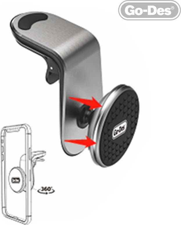 حامل سيارة مغناطيسي على شكل حرف L GD-HD676