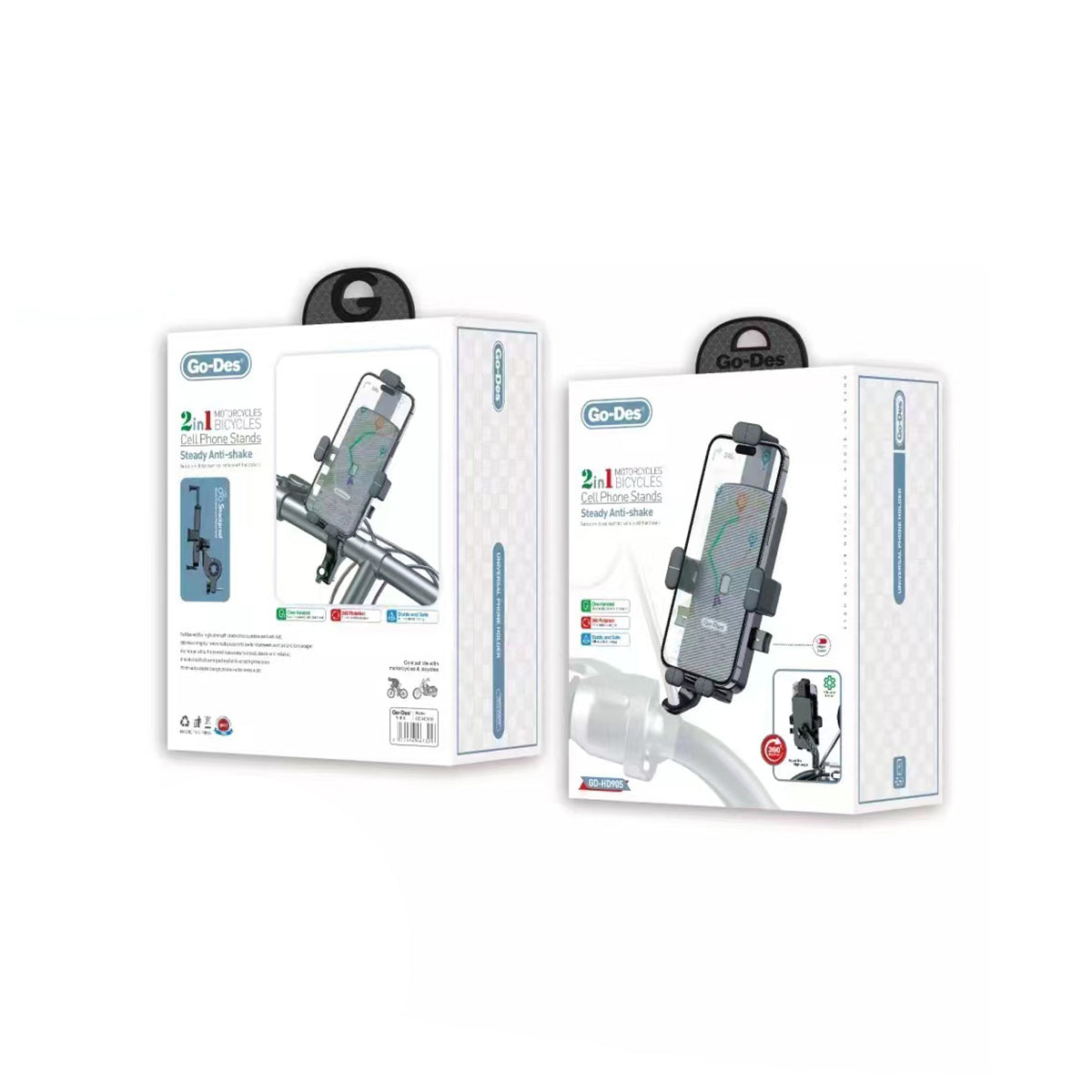 حامل هاتف عالمي 2 في 1 GD-HD905 حامل هاتف عالمي 2 في 1 GD-HD905