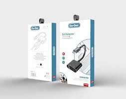محول 2 في 1 من Lightning إلى AUX مقاس 3.5 مم GD-UC026 محول 2 في 1 من Lightning إلى AUX مقاس 3.5 مم GD-UC026